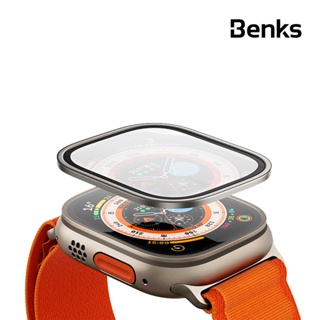 Benks Apple Watch Ultra 鈦合金邊框藍寶石保護貼 2 1 49mm 螢幕保護貼 保貼 保護貼