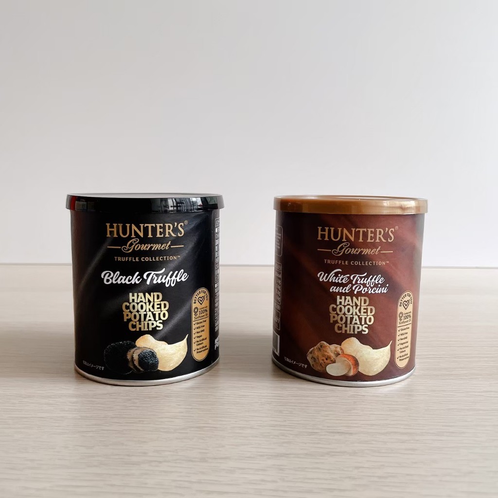 【零食】Hunter's Gourmet 亨特手工洋芋片（63g）黑松露味、白松露＆牛肝菌味 辦公室零食 糖果 日本代購