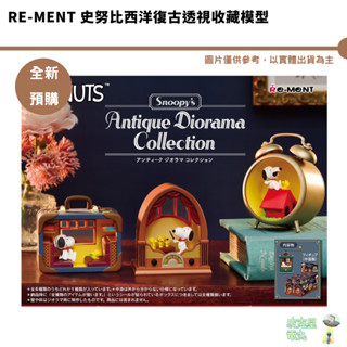 Re-ment 史努比西洋復古透視收藏模型 盒玩 公仔 禮物 預購8月 整盒