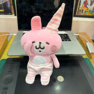 夾娃娃機夾到 卡娜赫拉 的小動物 兔兔 睡衣 造型 6吋 填充 玩具 絨毛 娃娃 帽子末端瑕疵 玩偶 布偶