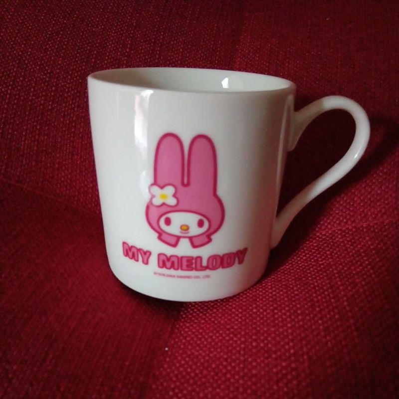 早期2004年全新的 三麗鷗 正版 my melody 美樂蒂 馬克杯 咖啡杯 牛奶杯 茶杯 陶瓷杯 絕版珍藏