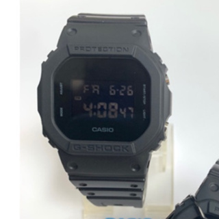 CASIO卡西歐G-SHOCK經典錶款復古簡約設計DW-5600BB-1