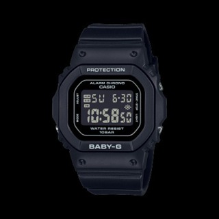 []錶子$行頭[] CASIO 卡西歐 BABY-G 纖薄 輕巧電子手錶 百搭黑 - (BGD-565U-1)