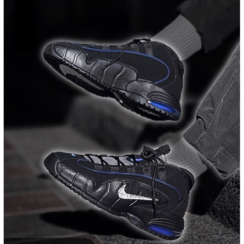 降！全新 Nike Air Max Penny 1 All-Star 96 籃球鞋 黑藍 哈德威 DN2487-002