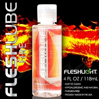 美國Fleshlight-Fleshlube Fire 水性熱感潤滑液-4oZ/118ML