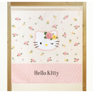 沐菲戀日小舖 日本製三麗鷗“Hello Kitty Rose”85x90cm門簾