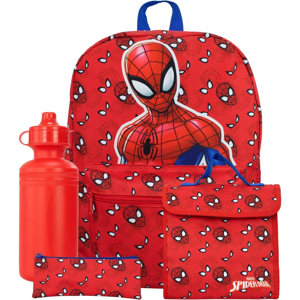 預購👍正版空運👍 美國專櫃  蜘蛛人 MARVEL SPIDER MAN 兒童書包 後背包 水壺 餐袋便當袋筆袋 書包