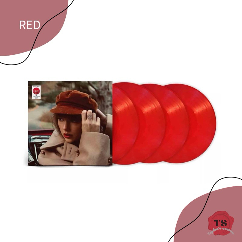(現貨）Taylor swift Red Taylor’s version target vinyl 泰勒絲紅色重錄紅膠