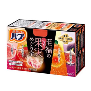 日本世界（預購）日本代購 日貨空運 KAO花王 日本品牌 日本製 至福果實藥用功能碳酸泡澡泡湯沐浴錠泡澡錠沐浴劑沐浴溶劑