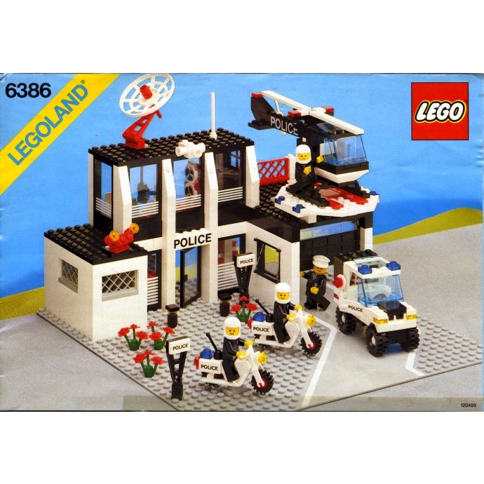 ［二手］樂高 Lego 6386 City Police Command Base 警察指揮基地 (1986年出產)