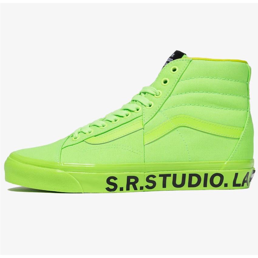 [unclev1966] 代購 Vans X SRLA CLASH THE WALL OTW 螢光綠 聯名 高筒 滑板鞋