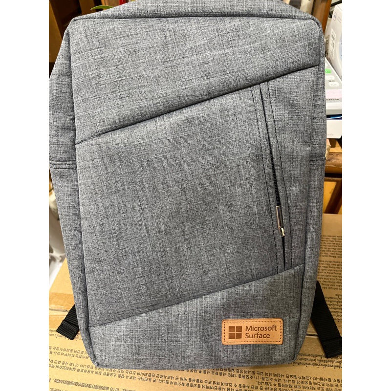 全新限量✅Microsoft Surface微軟CM SURFACE背包🌸紀念款筆電背包*皮革微軟LOGO✅鐵灰