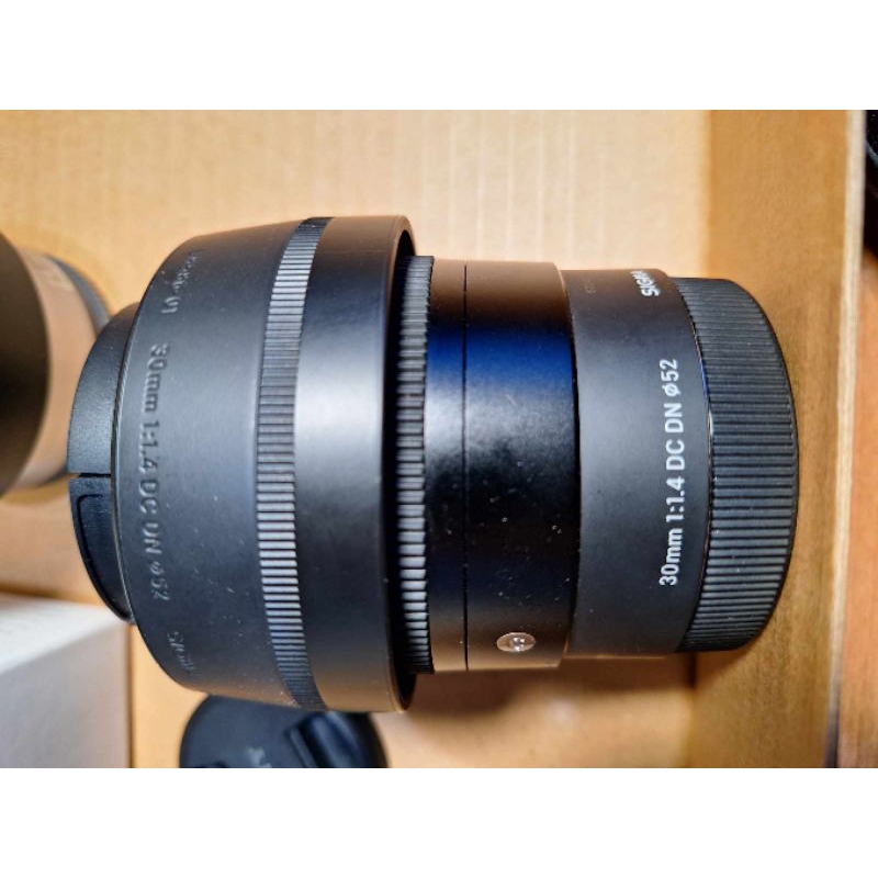 二手美品SIGMA 30mm F1.4 DC DN for Sony (公司貨) 標準大光圈定焦鏡頭 人像鏡