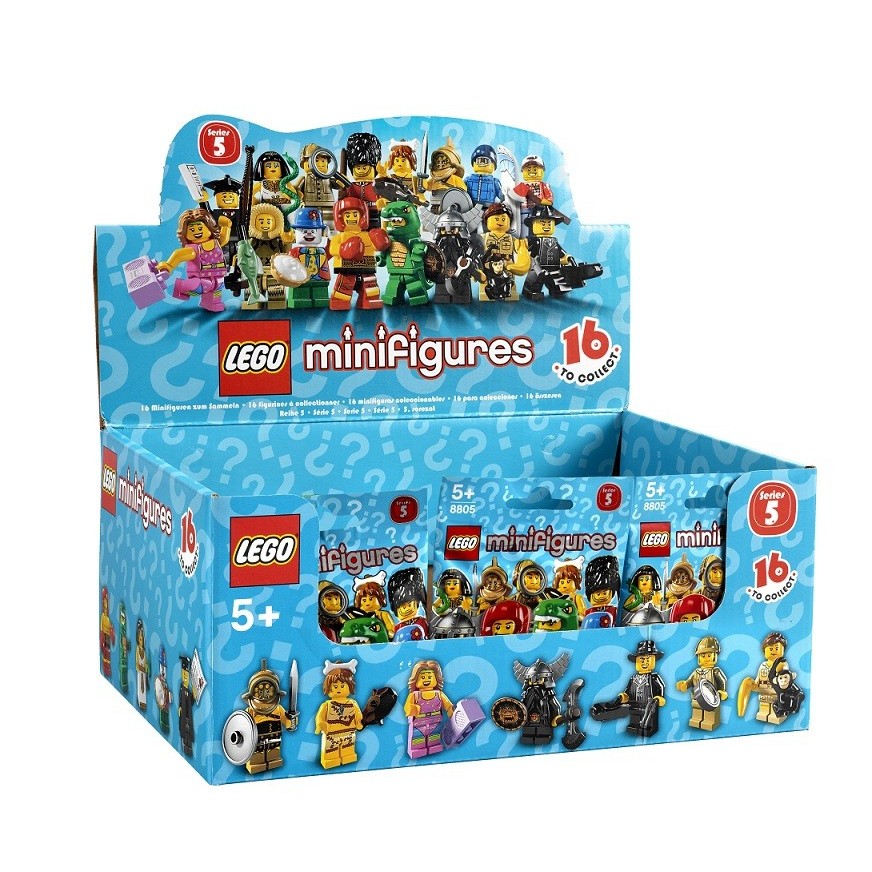 LEGO 樂高  8805  第五代人偶包 整箱60包  外箱狀態普通 （購買前請注意看說明）