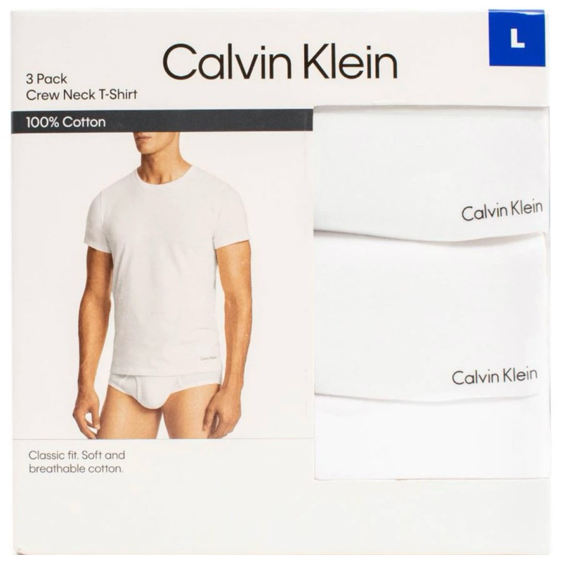 現貨）COSTCO好市多（私訊享優惠）快速出貨100%棉 Calvin Klein CK 男純棉短袖上衣三件組 內衣