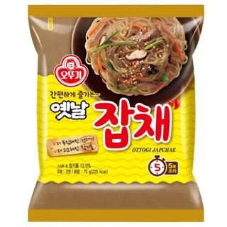 不倒翁 韓式乾拌冬粉 原味 75公克 X 10包