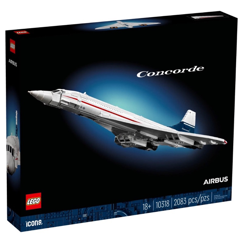 全新現貨 保證正版 LEGO 10318 協和號客機 Concorde AirBus 樂高 ICONS系列 24小時出貨