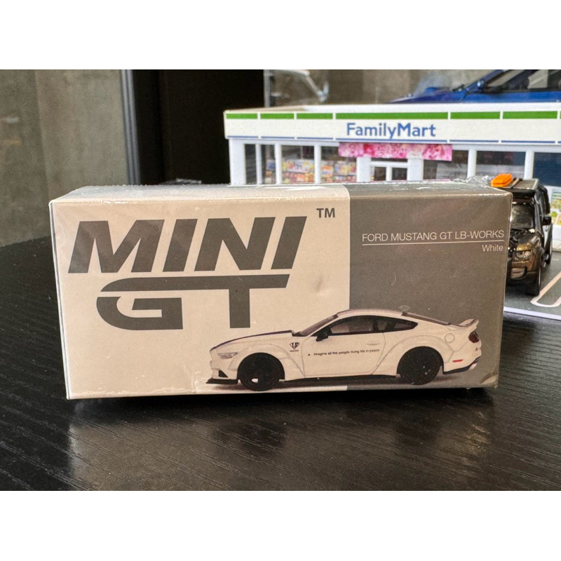 MINI GT #646 Ford Mustang GT LB Works White