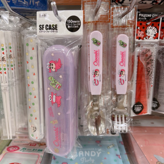 G’s日本製🇯🇵蠟筆小新小湯匙小叉子餐具組 外出餐具 兒童餐具 隨身餐具 環保餐具
