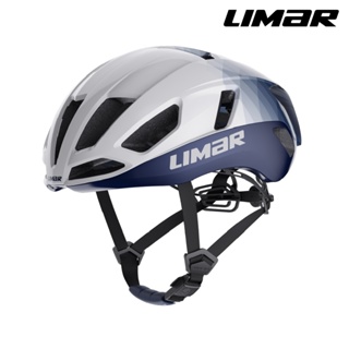 LIMAR 自行車用防護頭盔 AIR ATLAS 藍白格/白標 / 公路車帽 車帽