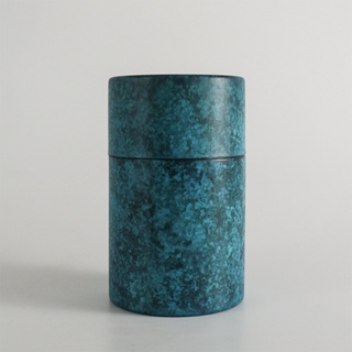 日本茶具 折燕 ORI-EN 星空藍 不鏽鋼茶筒-大 270ml 茶葉收納 日本製 原裝進口 福介商店