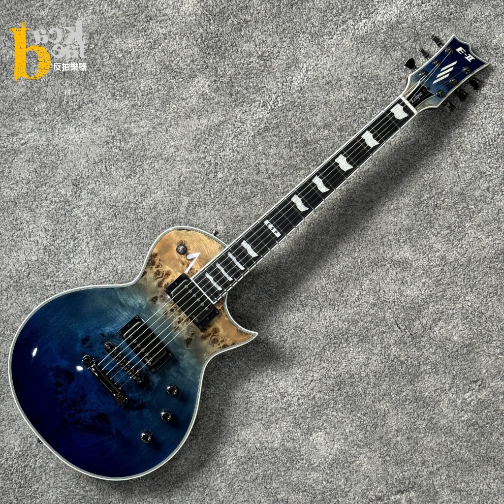 【反拍樂器】ESP E-II ECLIPSE Blue Natural Fade – EMG 電吉他 藍