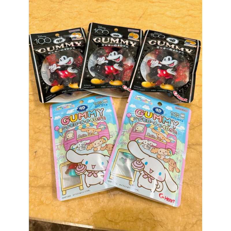 現貨 日本代購 日本零食 日本軟糖 迪士尼軟糖 米奇4D軟糖 大耳狗4D軟糖 Disney 軟糖 米奇 大耳狗