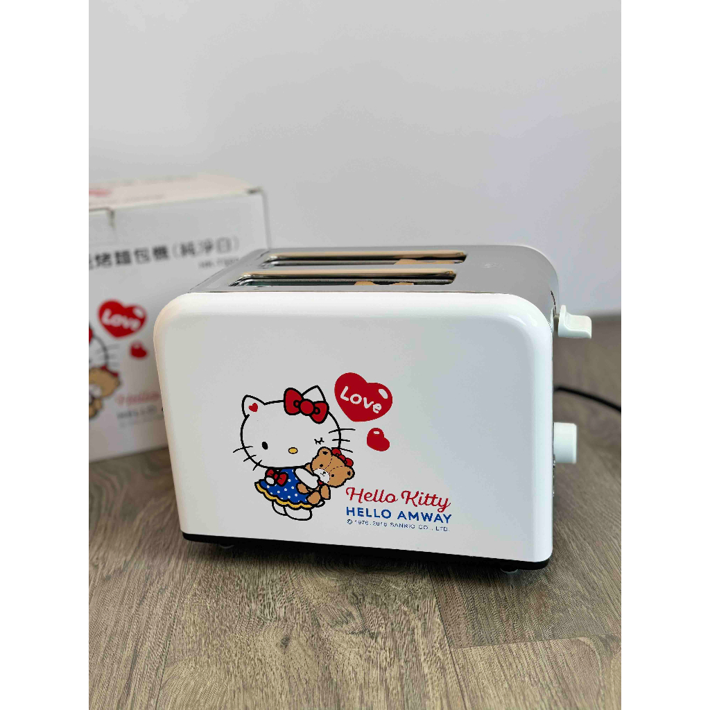 三麗鷗 Hello Kitty 多功能烤麵包機 烤吐司 純淨白 全新