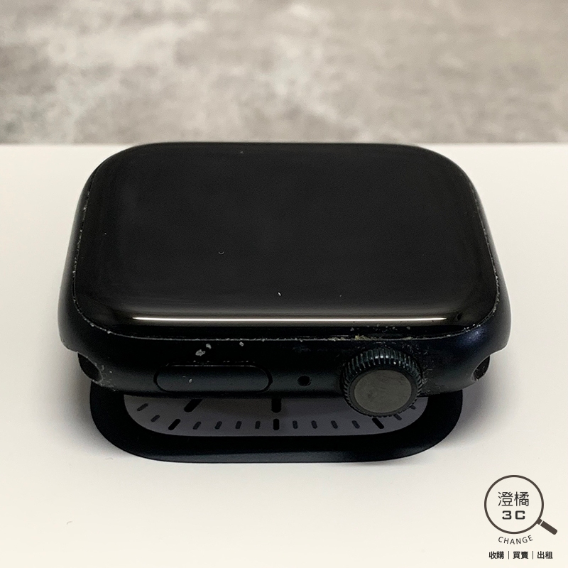 『澄橘』Apple Watch 7 45mm GPS 黑鋁框+黑運動錶帶《歡迎折抵》A67794
