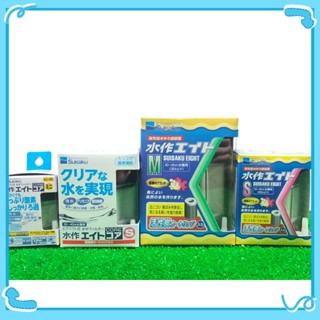 現貨 日本水作 內建空氣過濾器 S.M.MINI 水妖精 過濾器 濾材 白棉 活性碳濾心 Suisaku