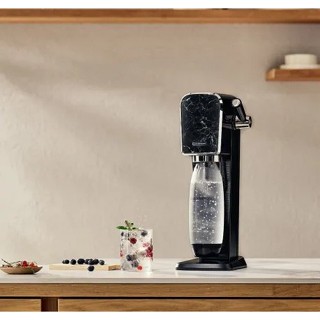 全新 SODASTREAM ART自動扣瓶拉桿式氣泡水機 快扣鋼瓶機型(限定色 大理石黑)