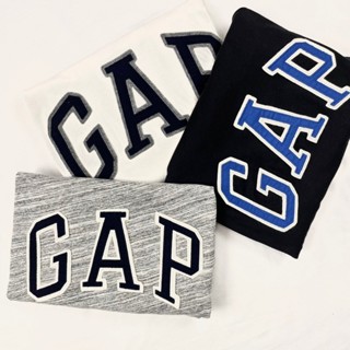 出清 GAP 拼布 Logo 短T 現貨 情侶款 短袖 T恤 刺繡 基本款 純棉 素T 美版偏大 男女皆可 #7377