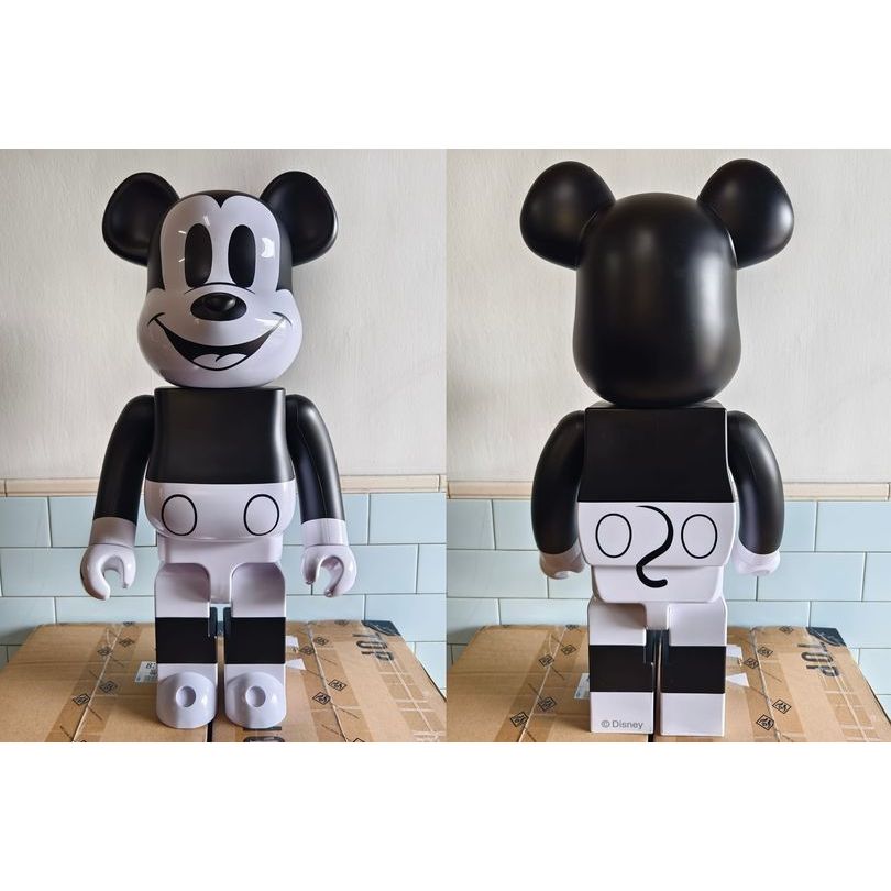 BE@RBRICK MICKEY MOUSE (B&amp;W 2020 Ver.) 1000％ 黑白米奇 1000%