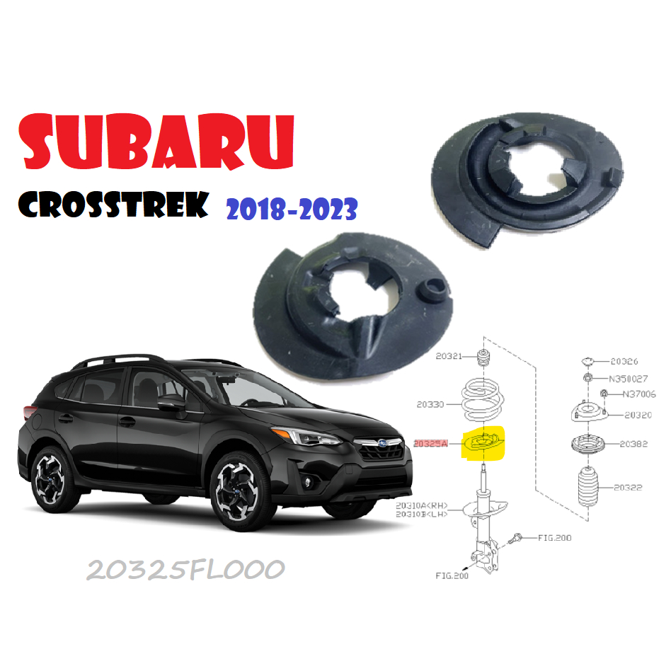 SUBARU CROSSTREK 2018-2023前避震器上座-彈簧橡膠墊(左右一對）