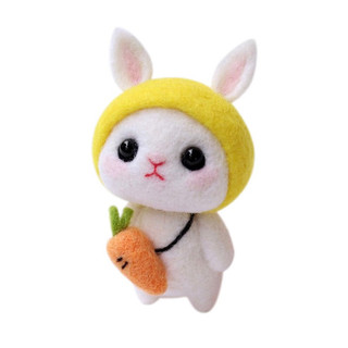 Petdoll 羊毛氈娃娃DIY組 胡蘿蔔兔子款