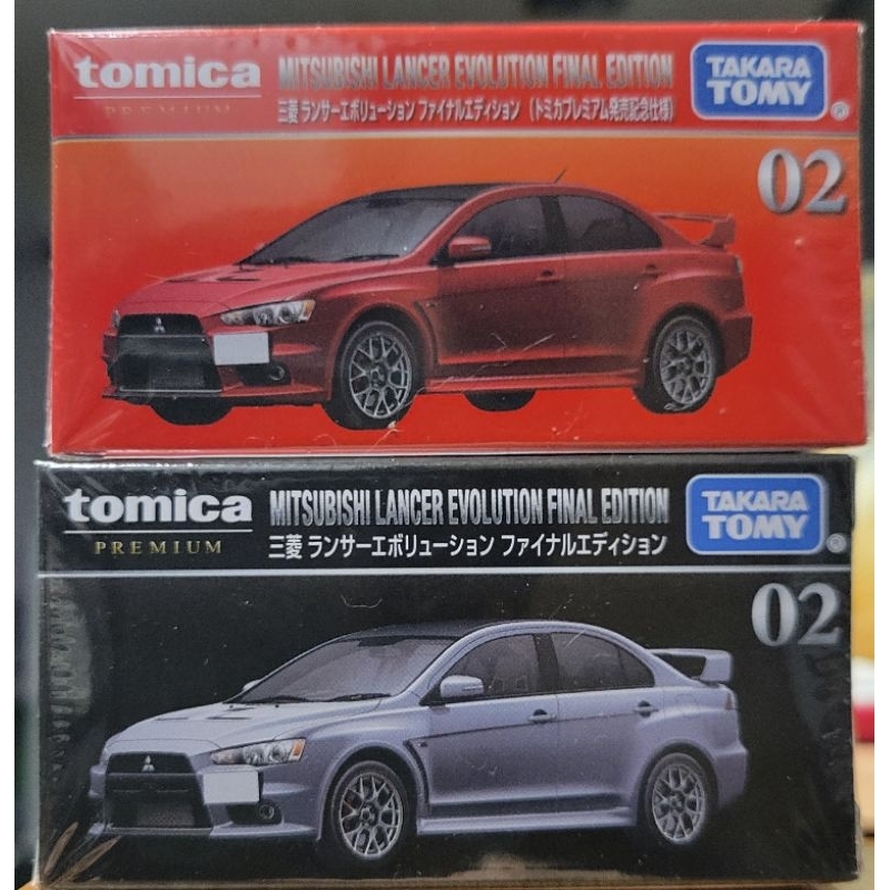 TOMICA 黑盒 PREMIUM 02號 三菱 LANCER EVOLUTION FINAL一般初回