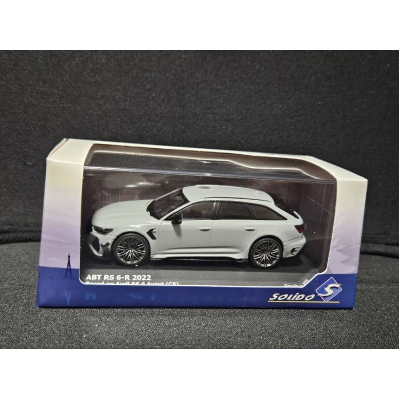 【模型娜】Solido 1/43 Audi RS6-R (C8) ABT 2022 水泥灰