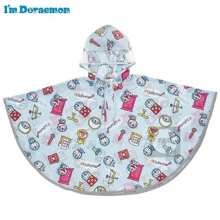 ｜現貨🌈｜2023熱銷 日本Skater Doraemon 哆啦a夢 高撥水性兒童斗篷款雨衣 80-100cm 戶外適用
