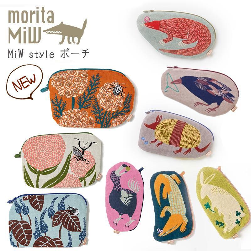 小物收納袋筆袋文具袋線材包化妝包日本插畫家Morita MIW森田美作品居家生活用品日本代購