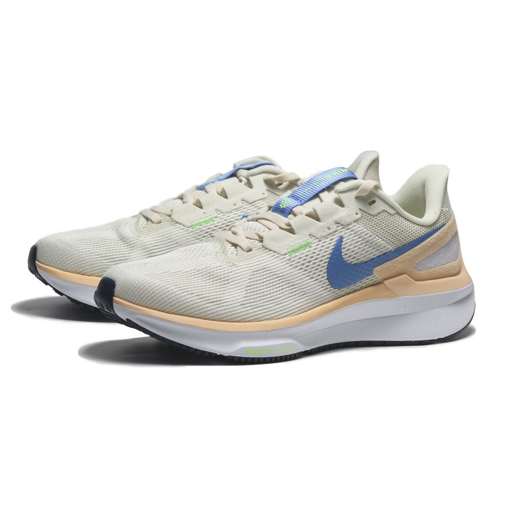 NIKE 慢跑鞋 AIR ZOOM STRUCTURE 25 米藍橘 運動鞋 女 DJ7884-004