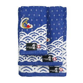 日本丸真 北齋新和風今治系列-浴巾 神奈川沖浪 (共2款) W60xL120cm