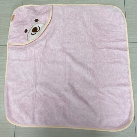 【二手】 粉紅色 台灣 毛巾 毛巾被 童包巾 洗澡巾 浴巾