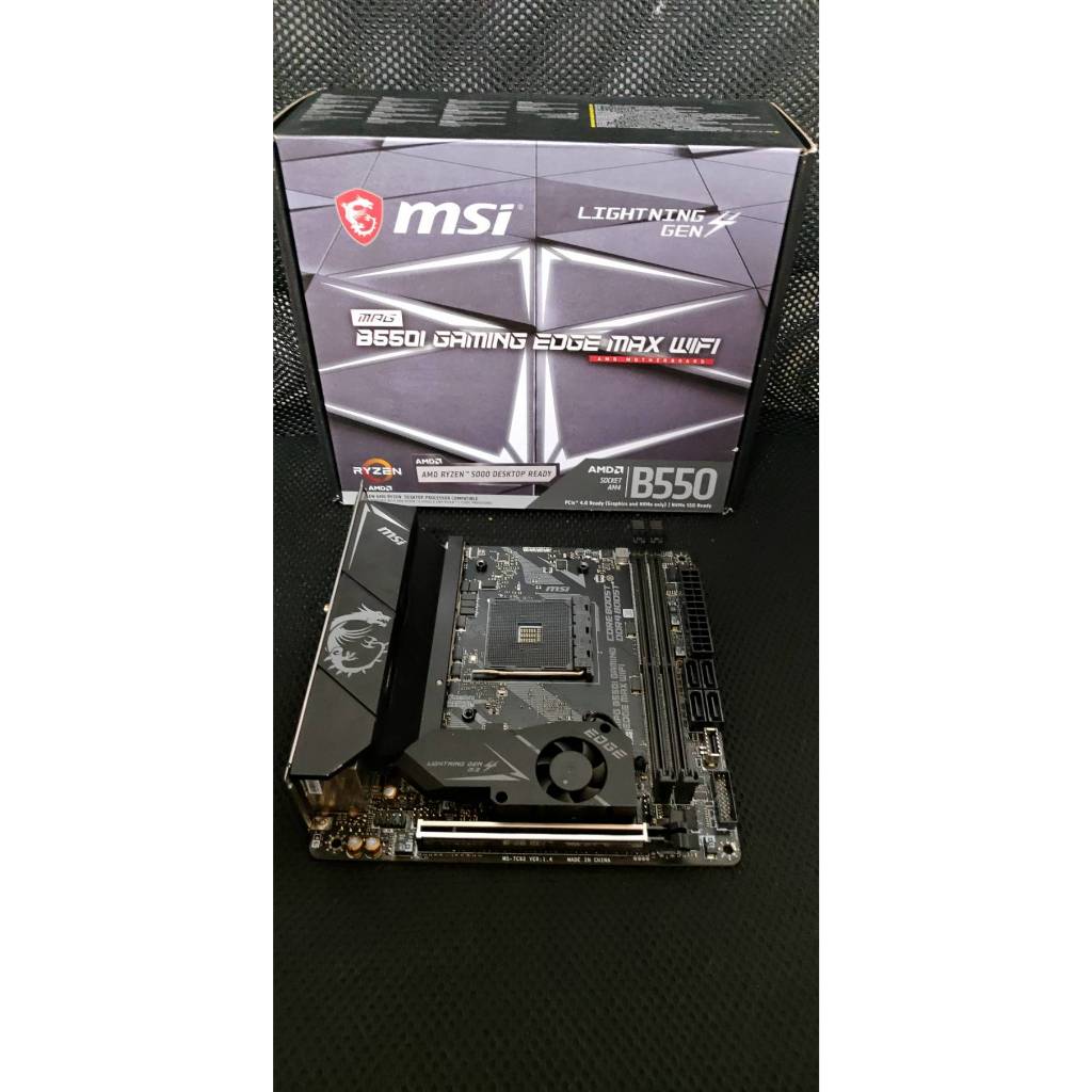 MSI 微星 MPG B550 GAMING EDGE MAX WIFI ITX 主機板 b550I AM4非 x570