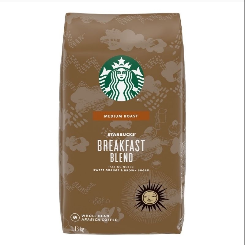 （好市多正品貨）星巴克 早餐綜合咖啡豆 1.13公斤