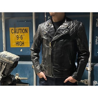 Vanson Leather - Chopper X150 菱格紋騎士皮衣 斜拉 美製