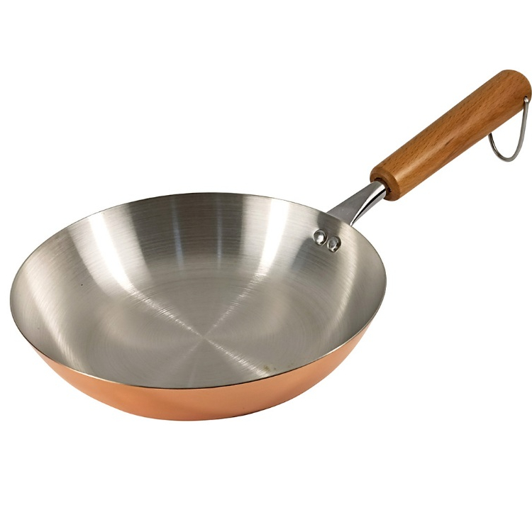 [樸樂烘焙材料]日本製 16cm/18cm銅煎蛋鍋  銅煎鍋 法式料理鍋
