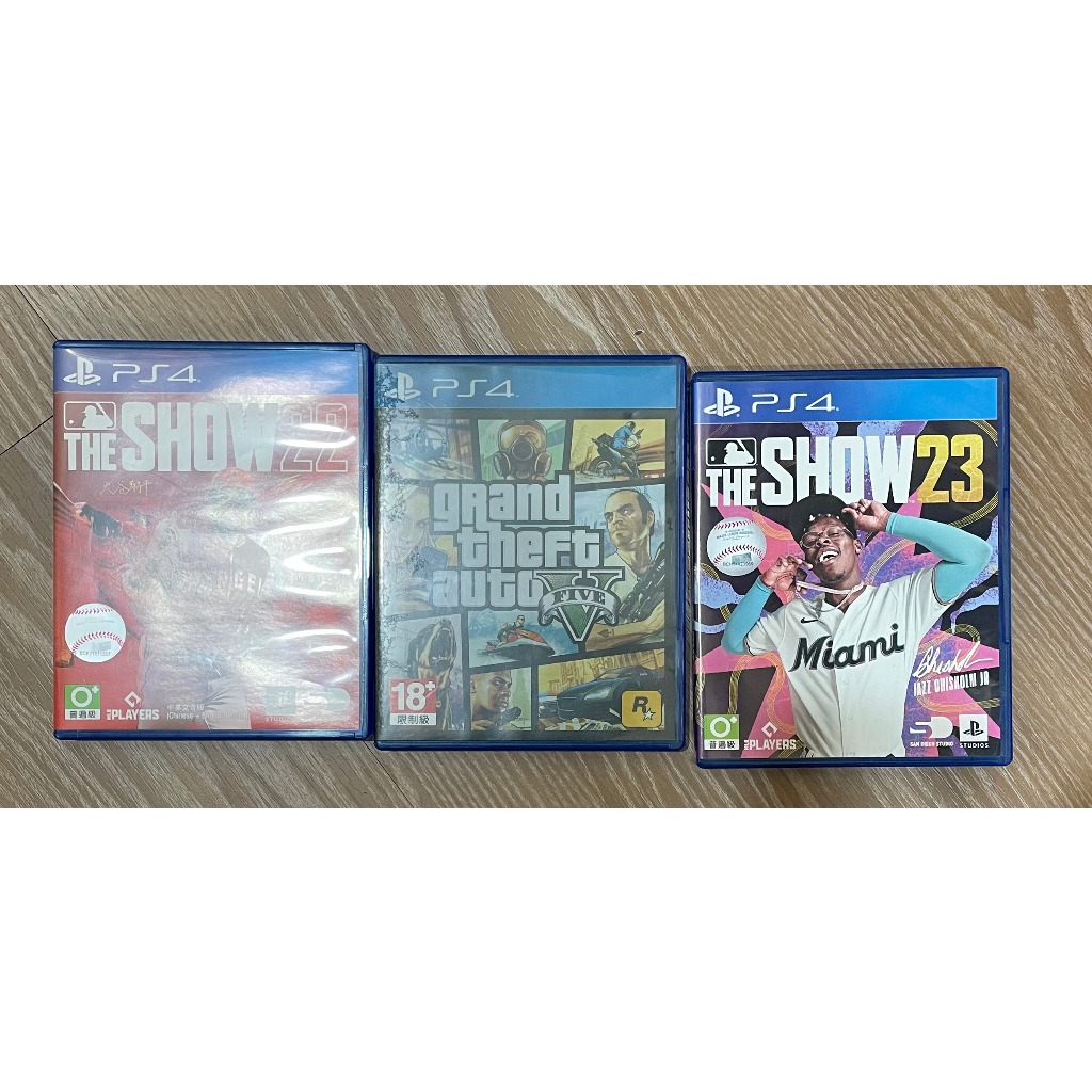 （客人訂製，請勿下單）ps4遊戲光碟 gta5 mlb the show 22 23