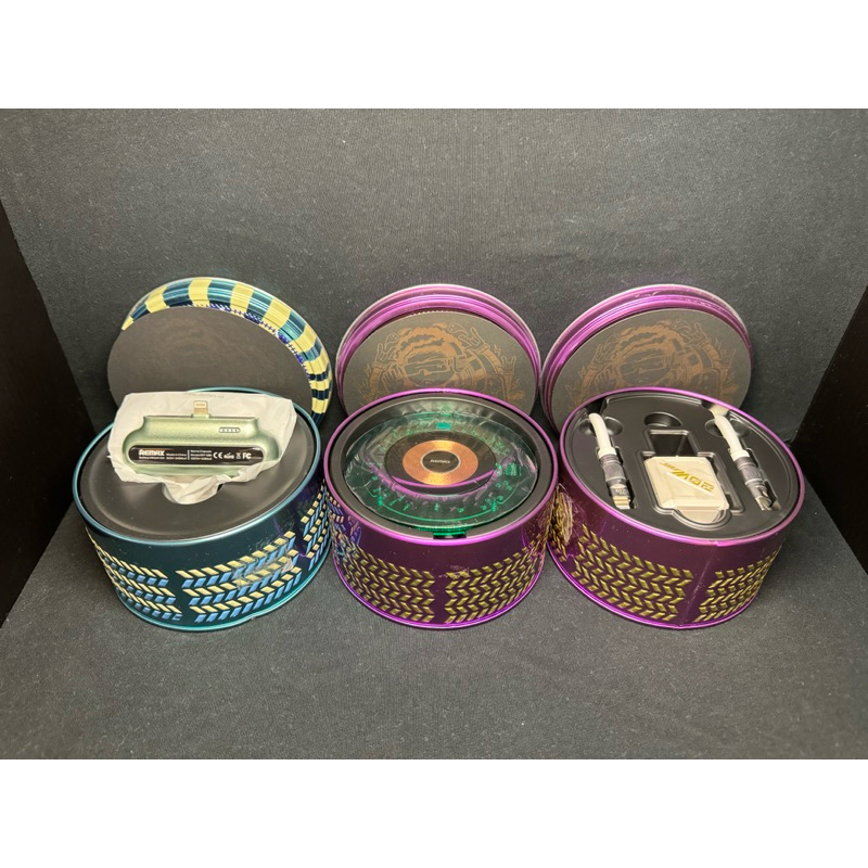 「整圖售」桃園 共三盒 MOBIA 紫鑽 快充頭 充電盤 行動電源 RP-U399 RP-W299 RPP-588