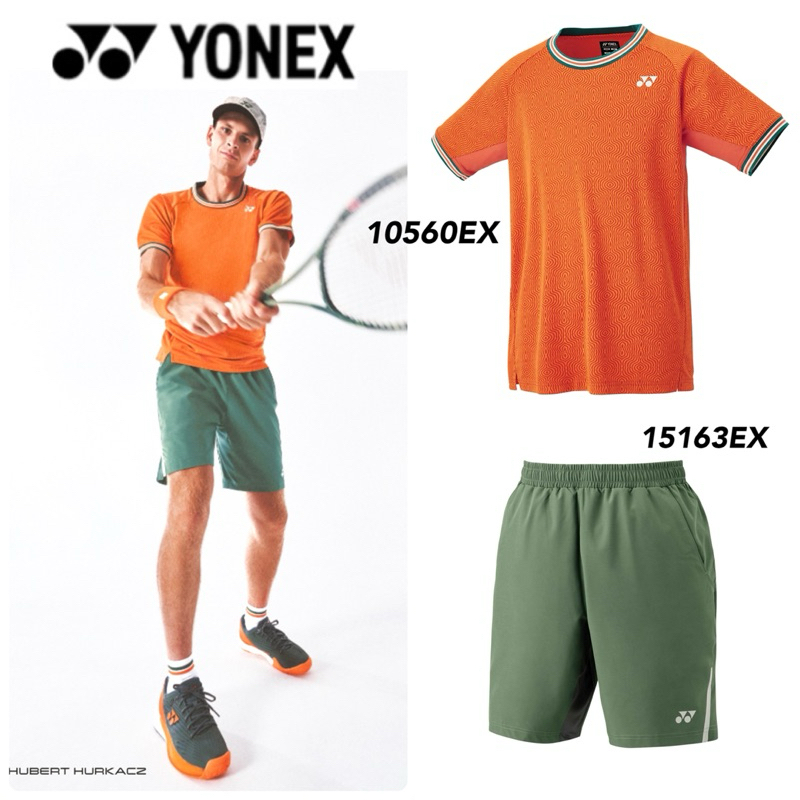 JR育樂🎖️日本新品🇯🇵YONEX國際版大賽選手服JP版羽球網球平織短褲橘色橄欖綠型號10560EX型號15163EX