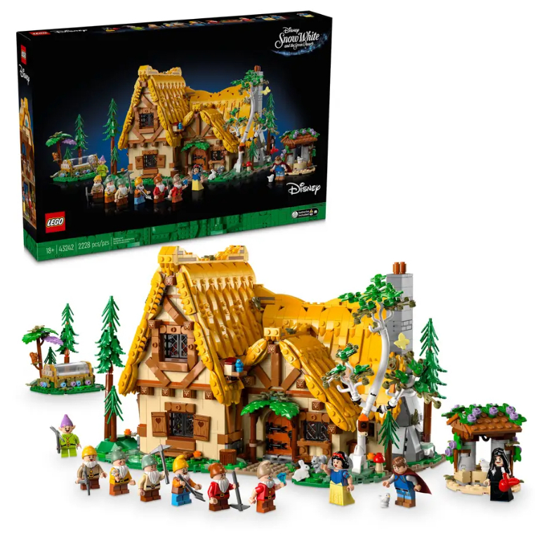 【台南樂高 益童趣】LEGO 43242 白雪公主小屋 七矮人 小矮人 Disney 迪士尼系列